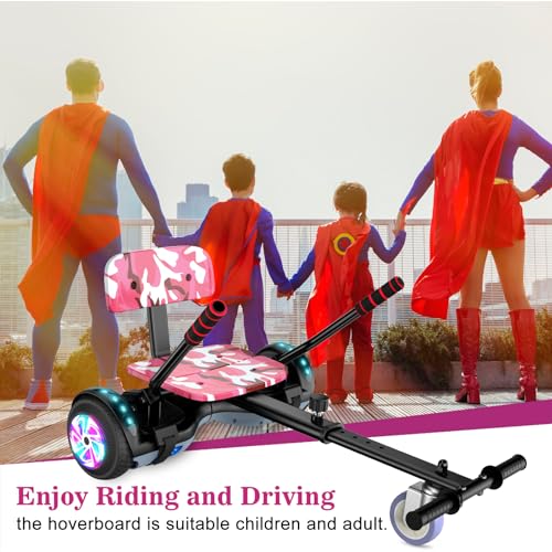 FLYING-ANT Hoverboard, 6.5 Inch Self Balancing Hoverboards with Bluetooth and LED Lights, Hover Board for Kids Teenagers - Thumbnail 7