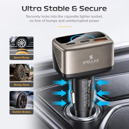 Image of Stellar Drive XC-11 Prime 90W Car Charger
