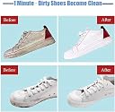 KD ZONE White Shoe Cleaning Cream – 260g Sneaker Stain Remover & Whitener – Quick & Easy Shoe Cleaner for White Sneakers, Leather, Sports Shoes, Bags & Car Interiors gallery image