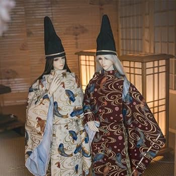 WY68 BJD　ドール衣装　狩衣 指貫　５点セット Amazon.co.jp: WY69 BJD ドール衣装 狩衣 指貫 人形服 5点セット