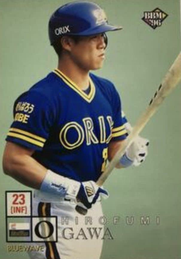 オリックス　ブルーウェーブ　小川博文　刺繍ユニフォーム Amazon.co.jp: オリックスブルーウェーブ 小川博文選手