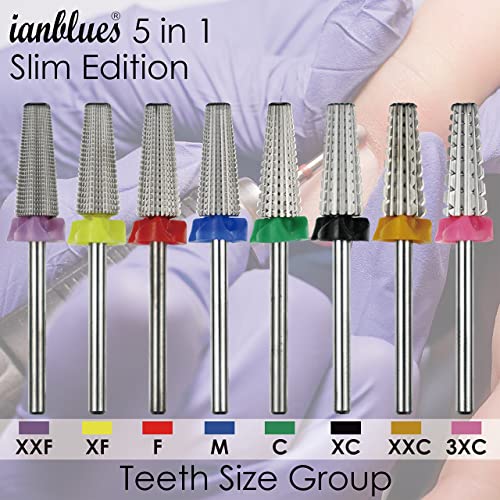 Multi-función Taladro para Uñas 5 en 1 Slim Barrel miniatura 4