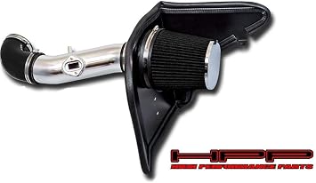 Heat Shield Cold Air Intake Kit & Black Filter Combo Compatible for Chevrolet 2010 - 2011 Camaro V6 3.6L