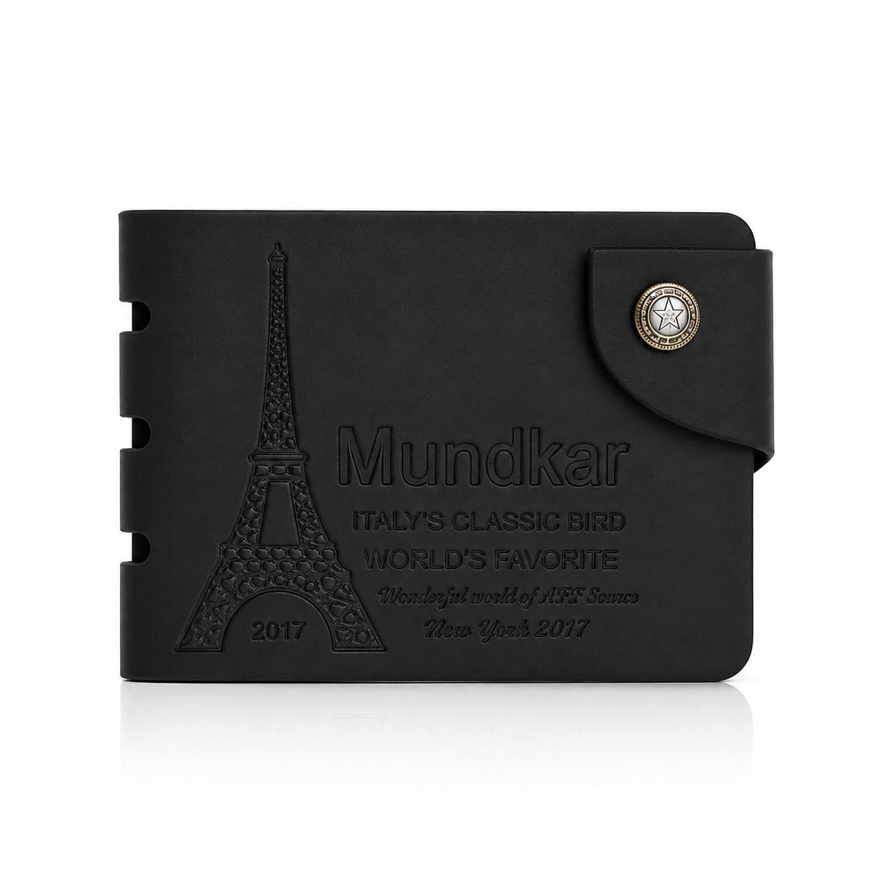 Mundkar Bi foold Clip Black Wallet for Boys and Men-image-37