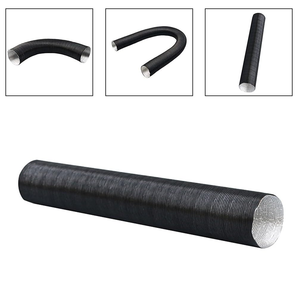 Heizk aus Aluminiumfolie, 60 mm, flexibler Lufteinlassschlauch für Dieselheizung (300 cm)