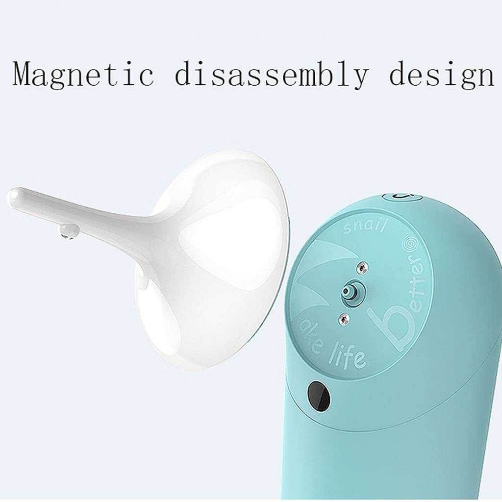Funkcjonalny Automatyczny dozownik mydła piankowego, bezdotykowego dozownika mydła, antybakteryjne, dezynfekujące danitizer, łazienka Łatwy w użyciu (Color : Blue)