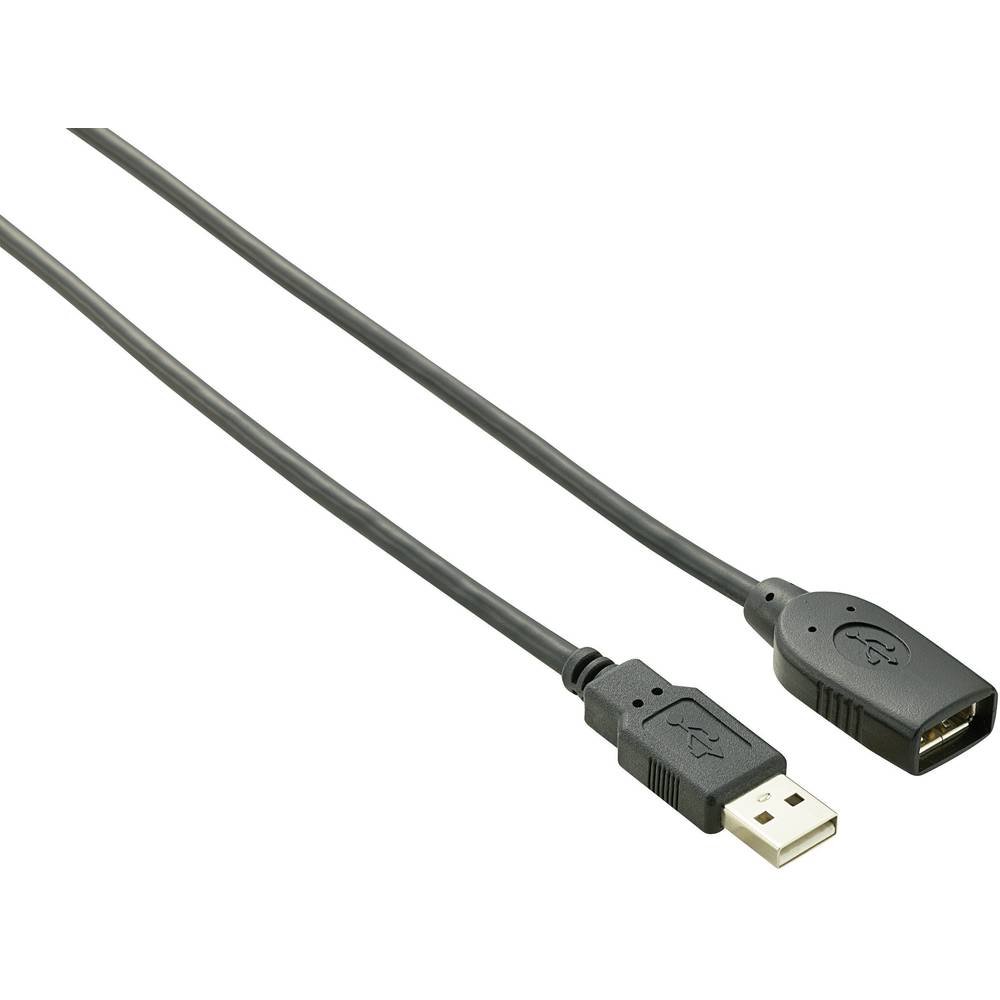 Acquista Renkforce Cavo USB USB 2.0 Spina USB-A, Presa USB-A 1.80 m Nero connettore applicabile su entrambi i lati, contatti conn da