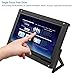 Longruner Raspberry Pi Touch Screen with Case Holder, 7 inch TFT LCD Display HDMI Module 1024x600 for Raspberry Pi 3 2 Model B and RPI 1 B+ A BB Black PC Various Systems (with Protective Case)