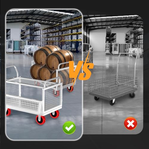 Carrito de cesta 5 en 1 ideal para optimizar el trabajo en el almacén 7