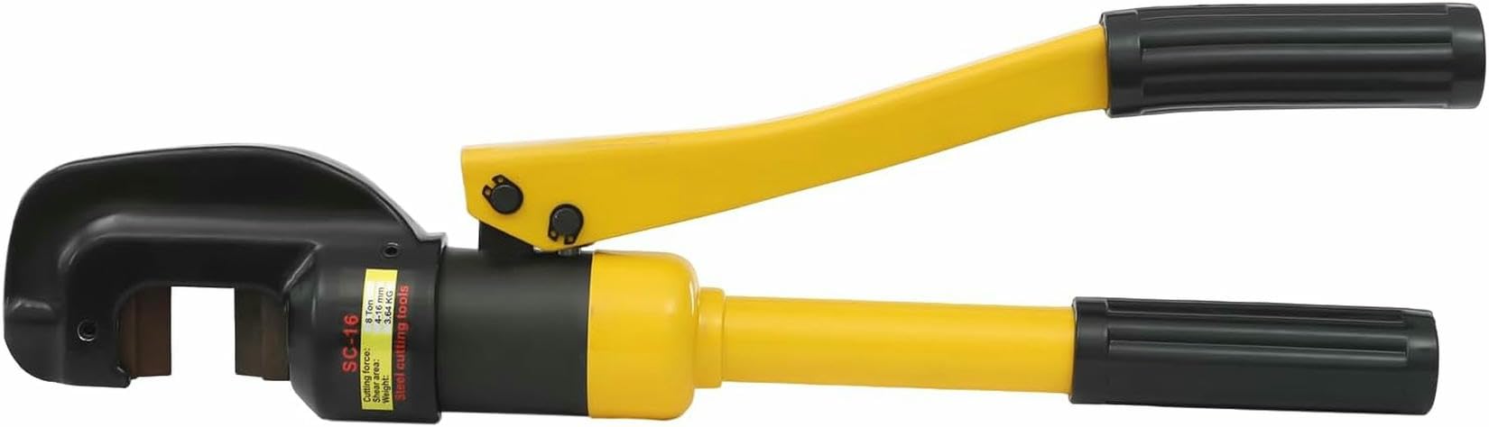 8T RECARE HIDRÁULICA PLAJA, Cortadores De Pernos De Servicio Pesado Portátiles Con Caja, Cortador De Barras Hidráulico De Mano, Herramienta De Corte Para La Construcción, Electricidad, Electricidad