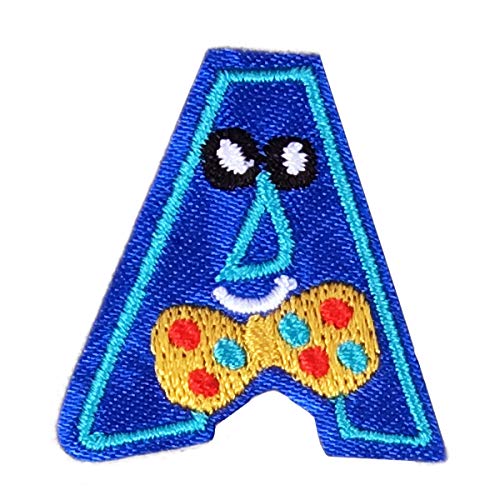 Amazon.co.jp: アルファベット ワッペン わっぺん 刺繍 アイロン