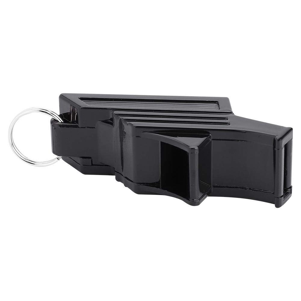 Training use Sports Whistle, Fitness use Referee Whistle, for Survival, Life-Saving for PE Lesson Football Tennis for Professional Competition(Black Gold)