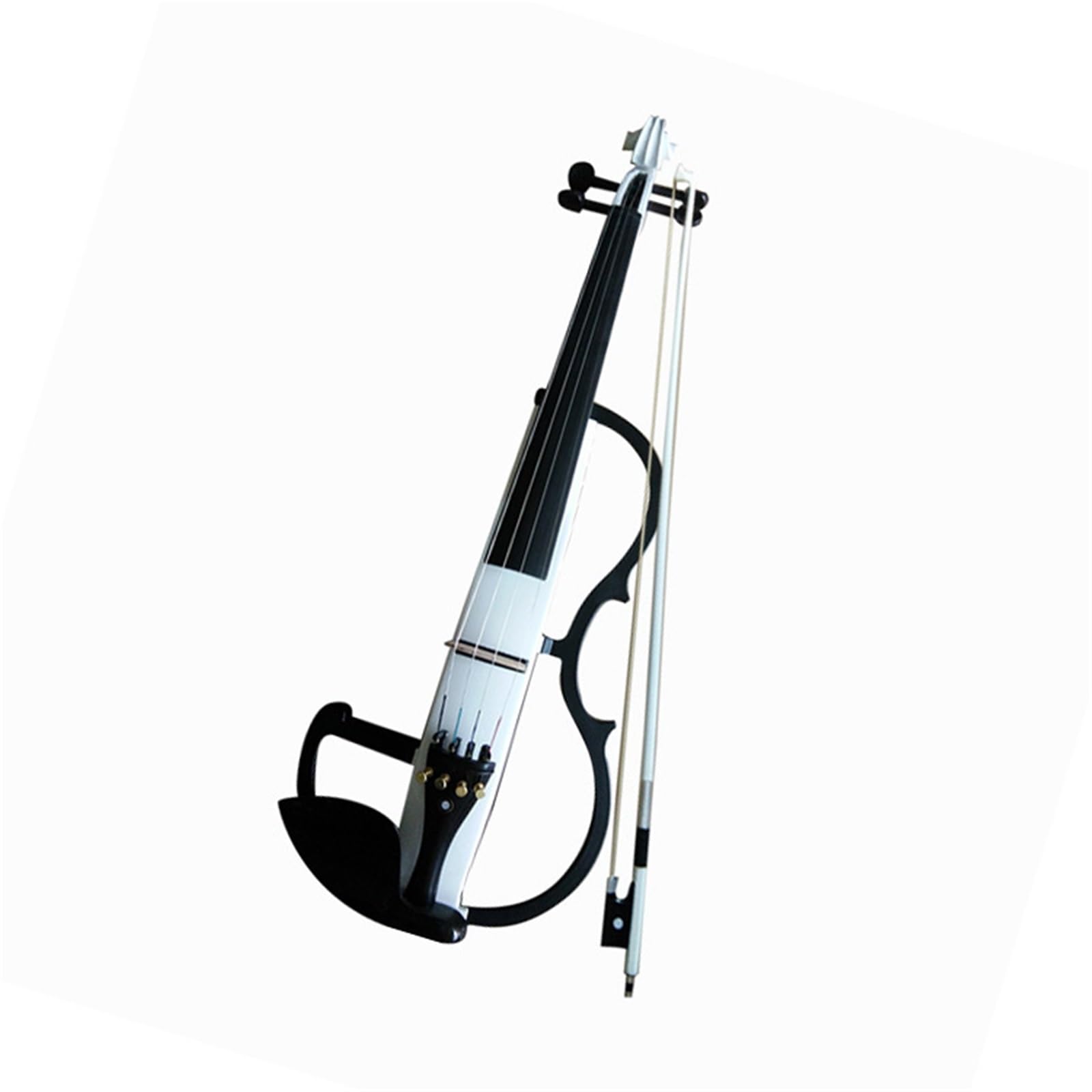 Práctica De Interpretación De Violín Con Instrumento De Cuerda Electrónico Blanco 4/4 Instrumento De Violín