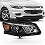 AKKON - For 2016-2018 Chevy Malibu Passenger Side Projector Headlight Assembly OEM Housing Clear Lens