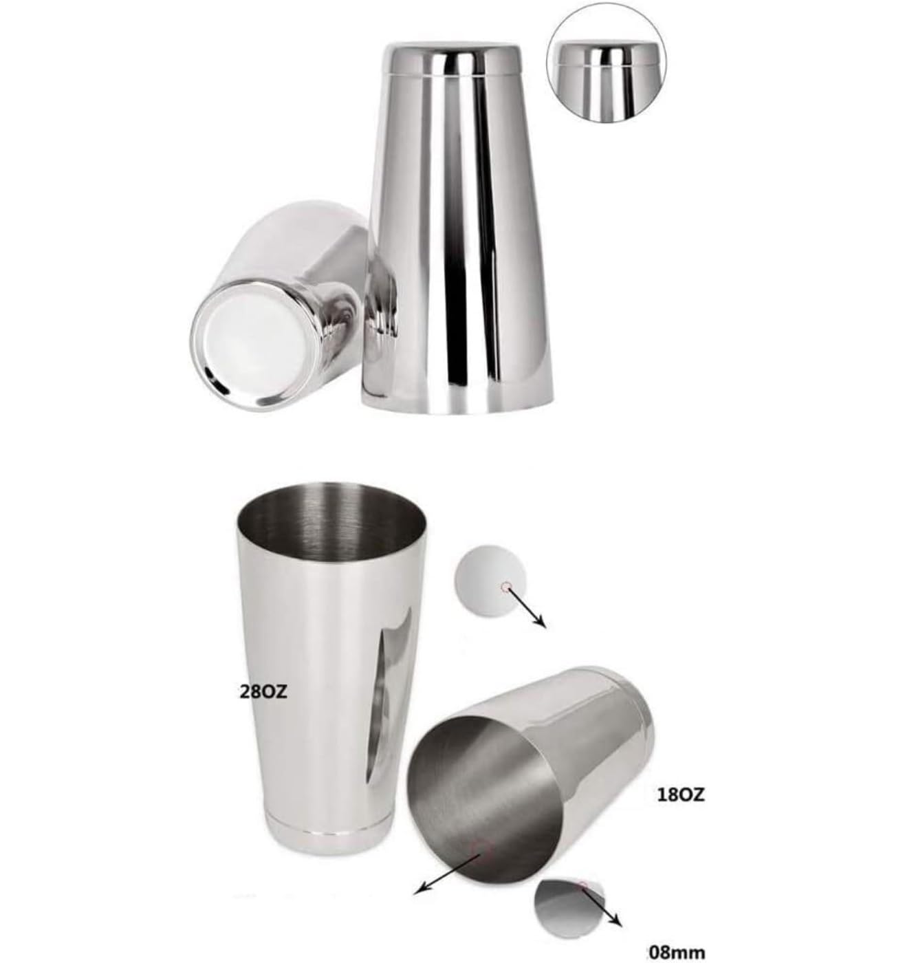 Coctelera Profesional Juego De Barra Casera De Acero Inoxidable De 10 Piezas Kit para Hacer Bebidas Juego De Coctelera Juego De Coctelería Kit Coctelería