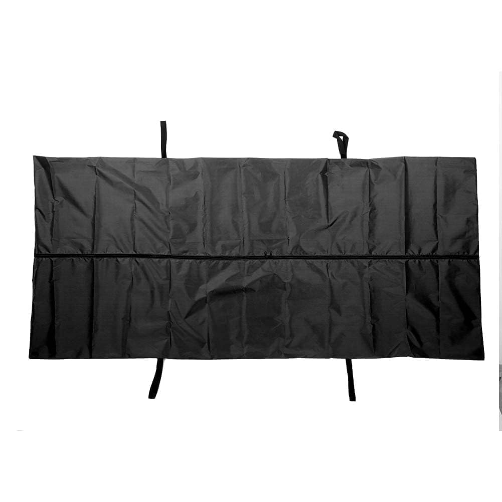 Agatige Civière de Stockage et de Retrait D'urgence pour Sac Mortuaire, Imperméable Nacelle Légère pour Animal Domestique avec 4 Poignées de Transport Fournitures Funéraires(Noir)