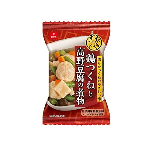アスザックフーズ わがやづくし 鶏つくねと高野豆腐の煮物