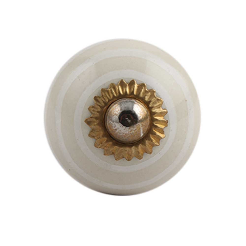 IndianShelf 2 Pack Cream Stripe Ceramic Drawer Knobs for Kitchen Cabinet Hardware Door Decorative Dresser Pulls Premium Artisan-Made (B01N7VIW3G) Amazon Price History, Amazon Price Tracker