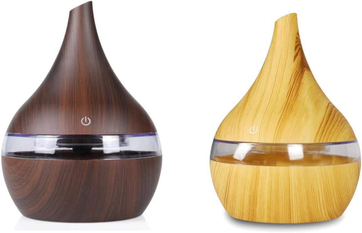 VizGiz 2 Pack Essential Oil Diffusers Mist Humidifier Cool