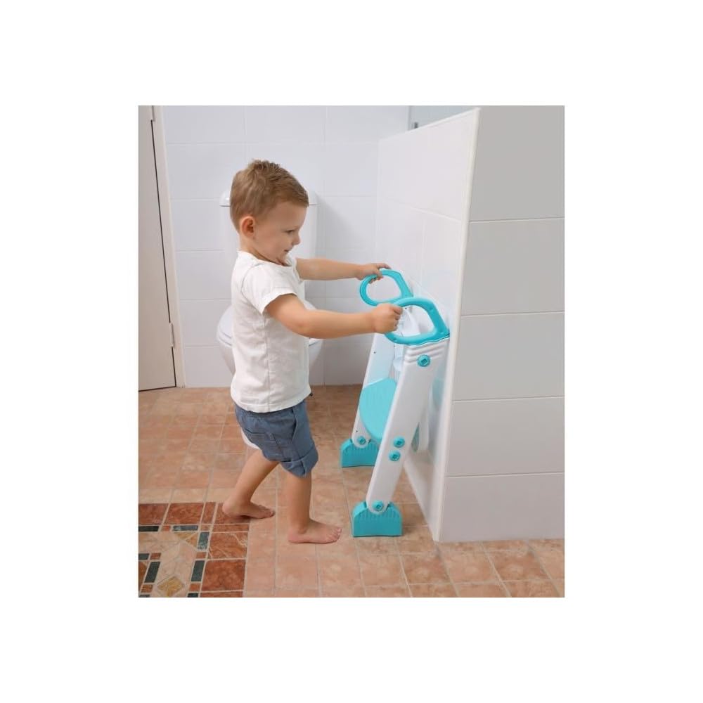 Dreambaby Step-Up Nocnik treningowy nakładka na toaletę - 2-poziomowa regulowana - Aqua-Model G6015
