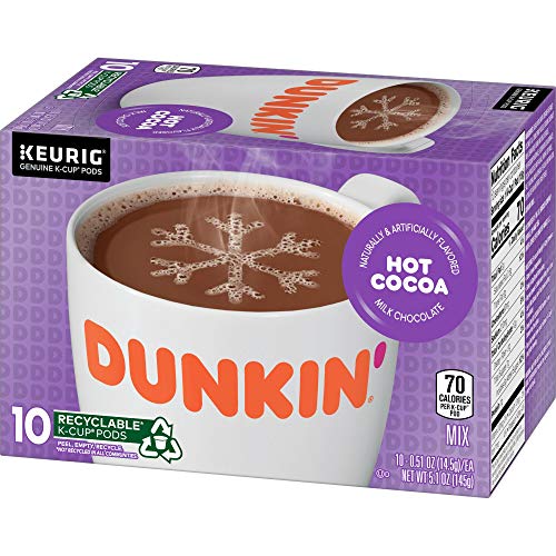Dunkin' Milk Chocolate Hot Cocoa, 60 K Cups for Keurig Coffee Makers - image 3