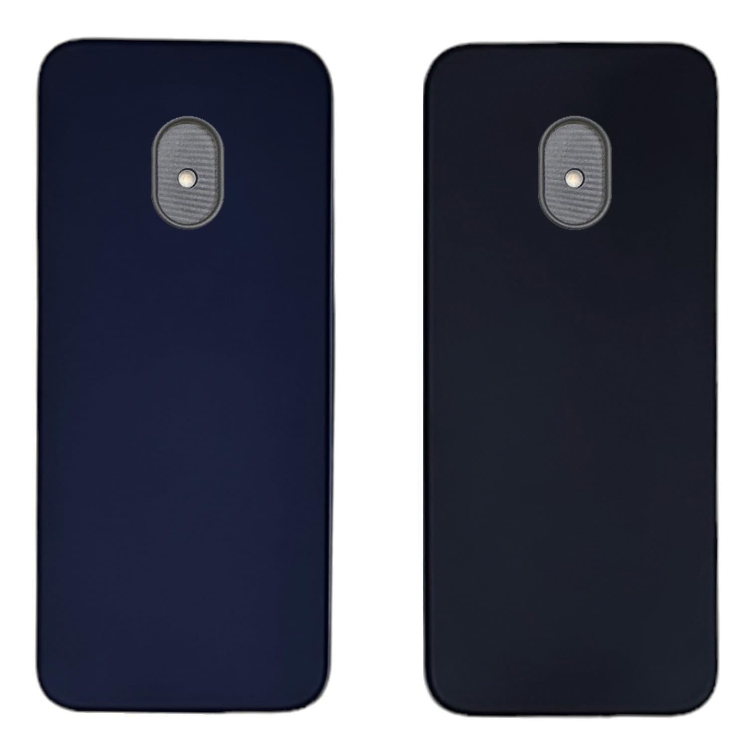 ZAOMA Thermoplastic Polyurethane Back Cover Case Compatible for Nokia 220 4G 2024 DS-Model No. : TA-1617-(Pack of 2) (NK2204G_PREMBLUE) — Amazon image 2