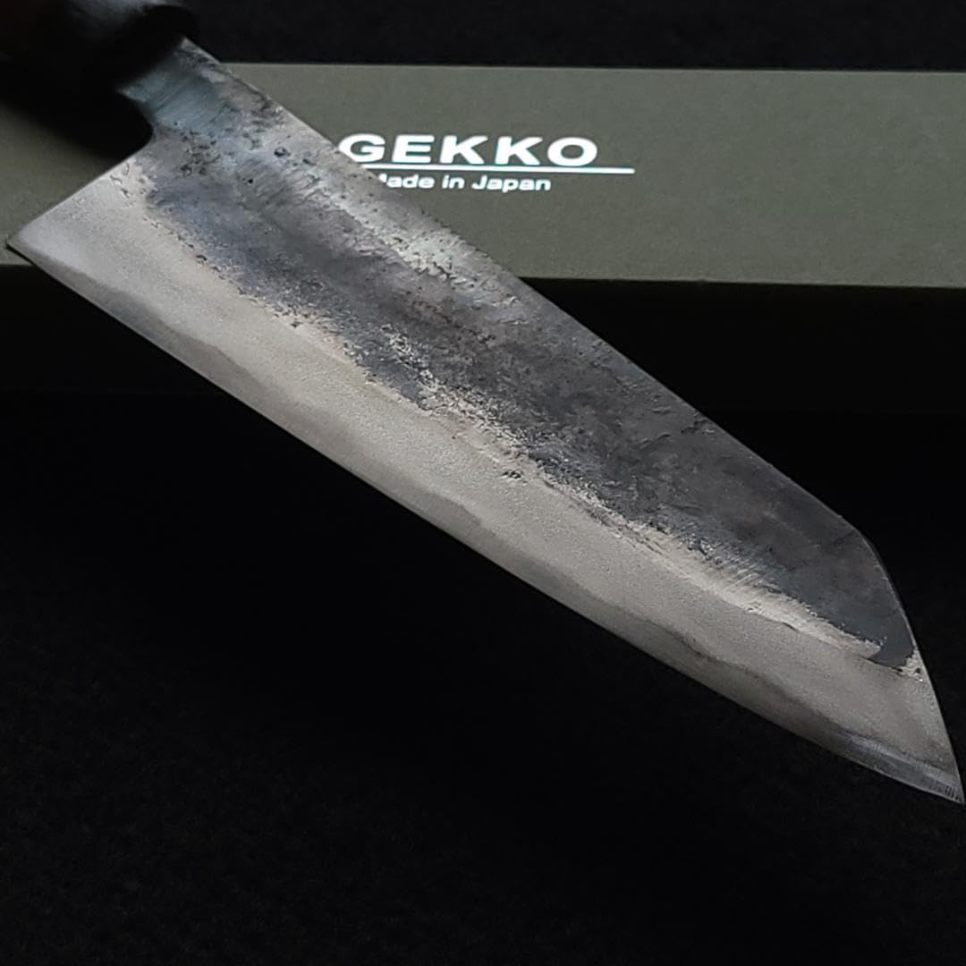 Amazon.co.jp: 青紙2号 黒打 文化包丁 170㎜ G8014 リグナムバイタ 