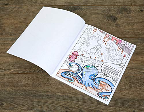 Crayola Art With Edge Coloring Book, Art In The Streets, 32Pgs, Gift #TOP3