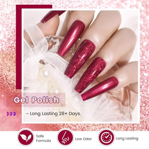 43% Off JODSONE 6-Color Glitter Gel Nail Polish Set - Image 3