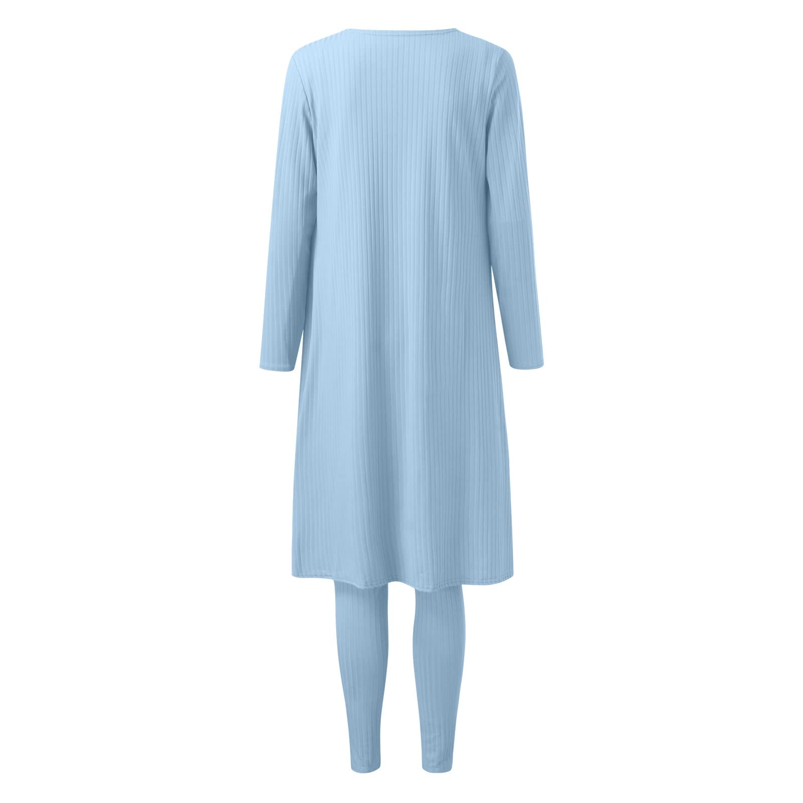 FGUUTYM Autunno Inverno Donna Stretchy Wear 2022 Tinta Unita 3 Pezzi Pantaloni Donna A Coste Casual Tre Pezzi Abbigliamento Leggings Da Corsa Donna