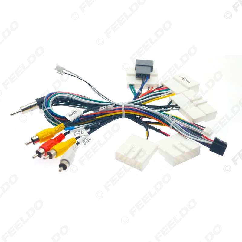 Car 16PIN Radio for Audio Power Cable Adapter with Canbus Box for Nissan Teana XV 2011 for Audio Stereo Power Wiring Harness - (Color Name: AB Cable-canbus Box)