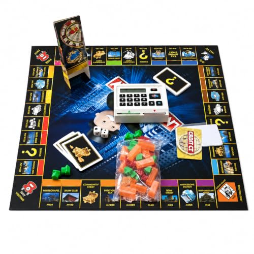 Image of Ultimate Banking Board Business Game - Electronic Banking Edition with Card Swiping Machine - Family Strategy Trading Game - Cashless Property Game for Kids & Adults - 2-4 Players
