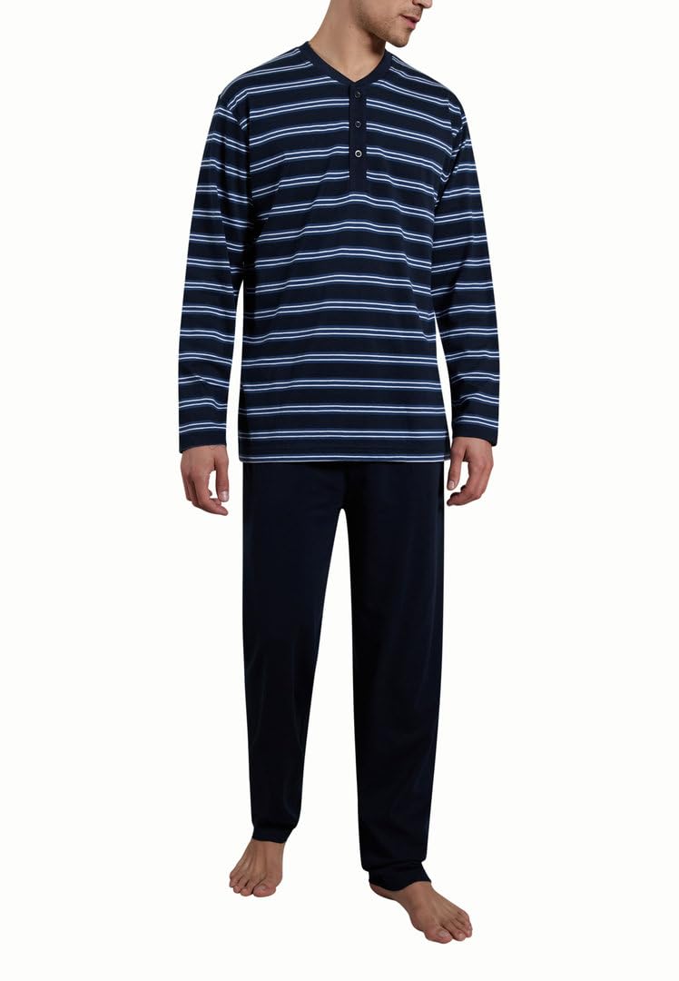 Ceceba Philadelphia 31231 Pigiama Blu Scuro Arricciato, 54, Blu Scuro Curling, 54