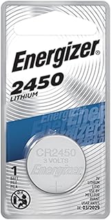 Energizer CR2450 Lithium Battery, 3v ECR2450, 2 PK