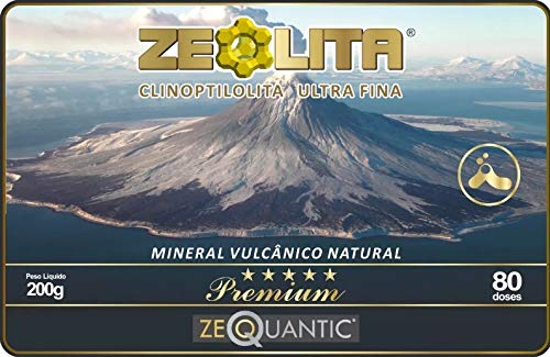 Kit Zeolita Premium com DOSADOR 2X200g - (4 ciclos) = 200 dias, Frequênciada, e Potencializada com P