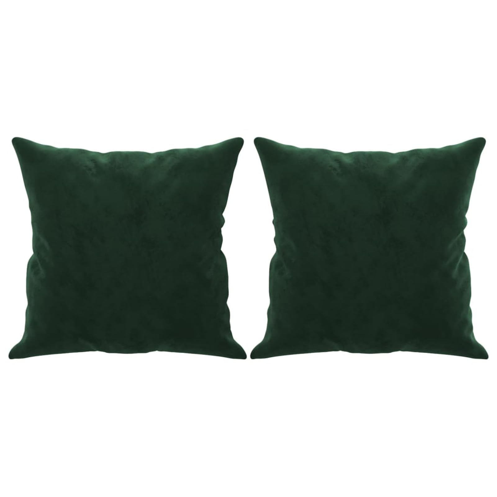 ARKEM Cojines Decorativos 2 uds Terciopelo Verde Oscuro 40x40 cm Cojines Sofa Elegantes