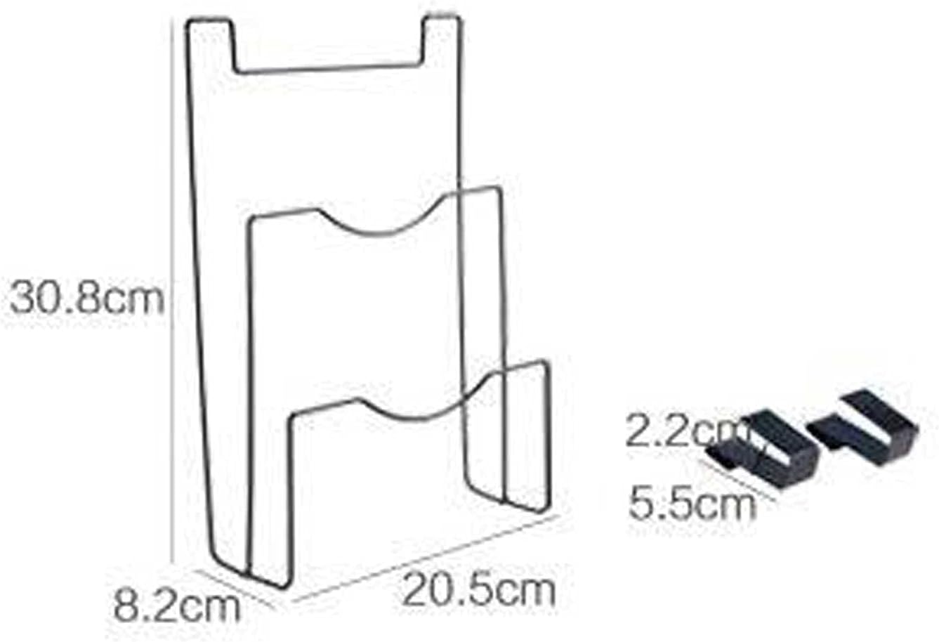INLIMA Appliance Shelf for Kitchen Hot Sale Iron Art Door Back Cupboard Saucepans Pan Lids Storage Rack Nail-Free Chopping Board Holder For Kitchen Paint Spraying