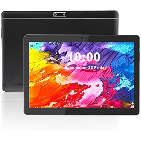 Veidoo Android Tablet 10 inch, 2 GB RAM 32 GB Tablets 10.1 IPS Touch Screen Quad-Core Dual Camera Bluetooth WiFi 3G Phone Call Tablet PC (Black) Cover