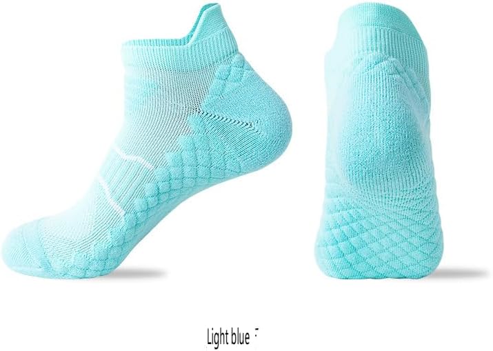 6 Pairs Men Women Sport Running Ankle Socks with Cushion Low Cut Athletic Sport Socks,Pure Cotton Thickened - Image 3