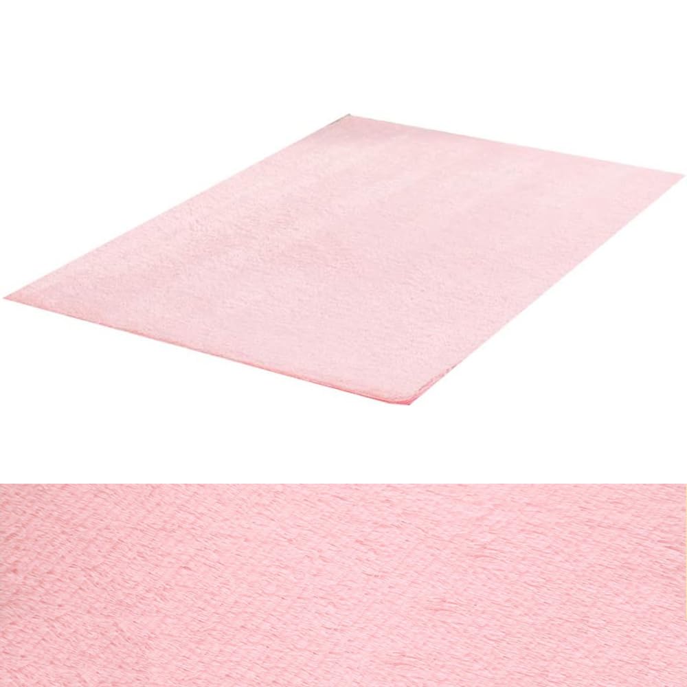 Ultra Soft Indoor Modern Area Rugs Fluffy Non-Slip Floor Square Carpets Silky Mat for Living Room Bedroom Exercise