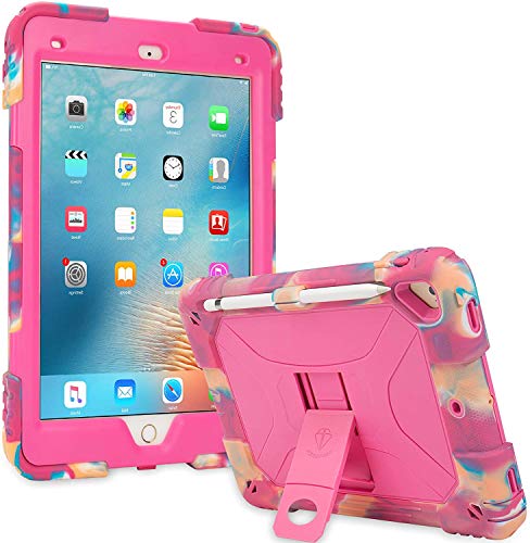 iPad 9.7 2018/2017 Case iPad Air 2 Kid Case Heavy Duty Shockproof Cover