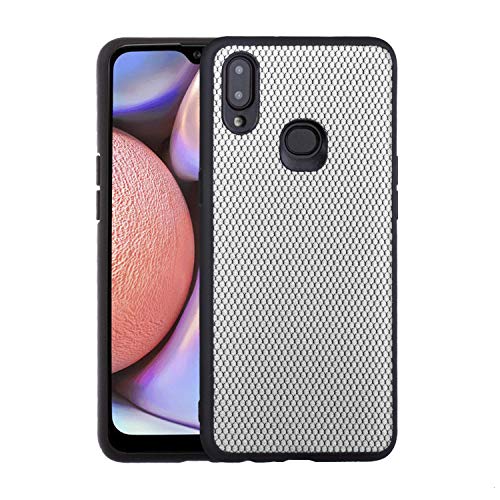 Lilware Canvas X Tessuto Plástica Funda para Samsung Galaxy A10S. Gris Claro