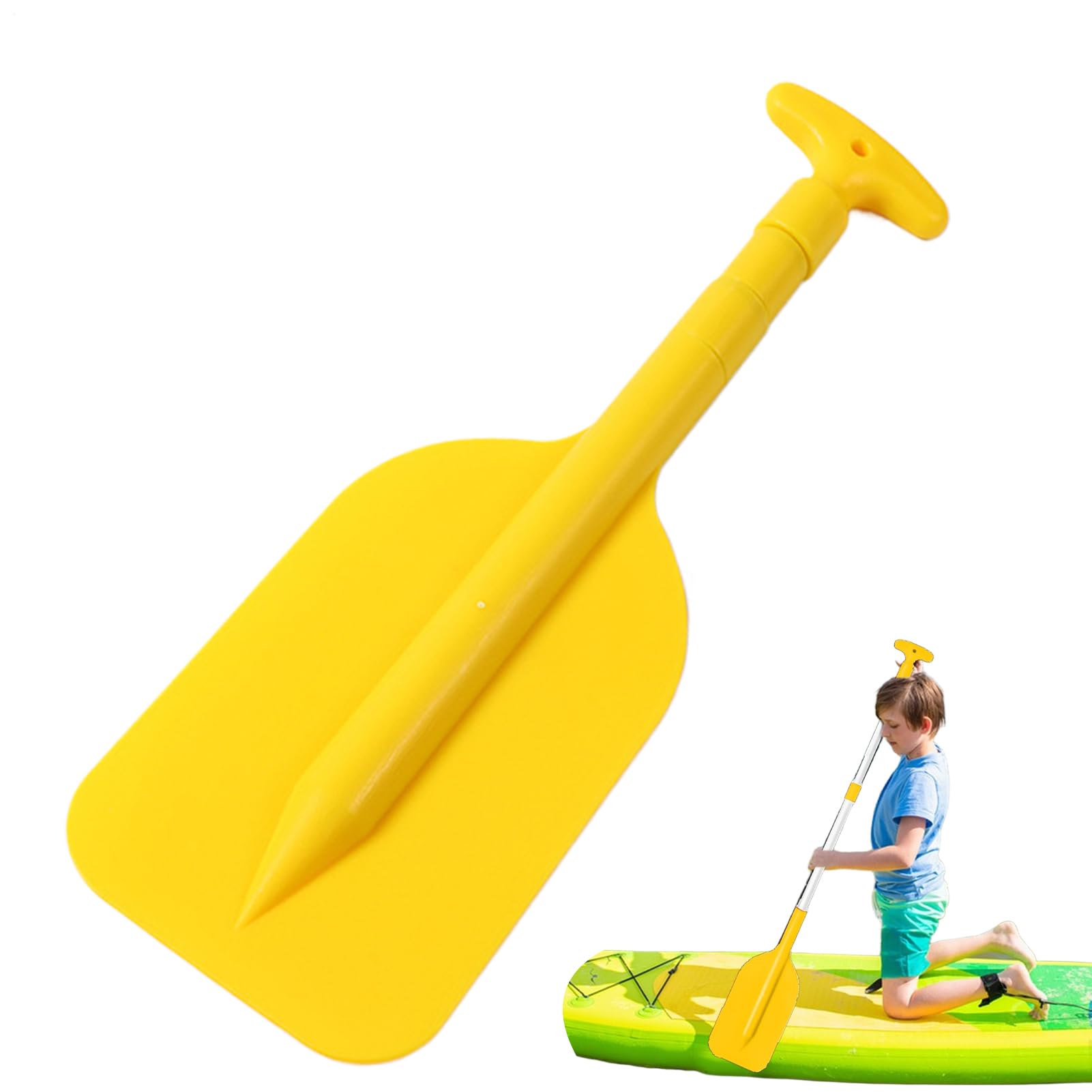 Kinder Teleskop -Paddel - Paddel für Boot, Bootskanu Scull | Outdoor -Sicherheits -Aluminium -Legierungsausrüstung, Wasserspaß für Teenager -Anfänger -Schüler Kajakfahren, raumsparende Lösung