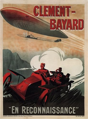 Impression sur toile Clément Bayard décoration d'art Ernest Montaut haute définition 60x90