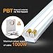 JACKYLED Non-Shunted Turn-Type T8 Lamp Holder UL Socket Tombstone with 10 inches Wires Attached for LED Fluorescent Tube Replacements 18-Pack