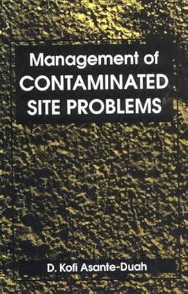 Management Of Contaminated Site Problems