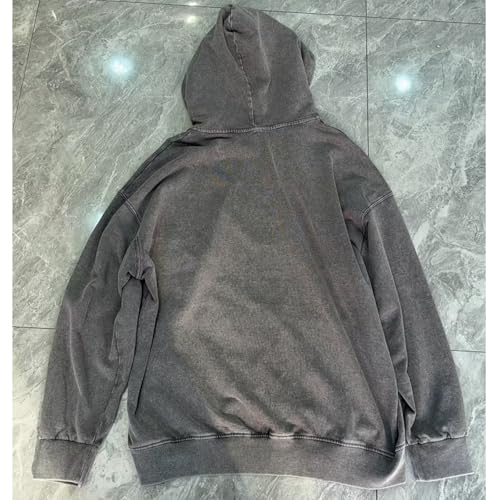 Ymosrh Men's Sweatshirts Hoodies, Long Sleeve Zip Up Hooded Sweatshirt Distressed Pullover with Pockets, S-2XL2