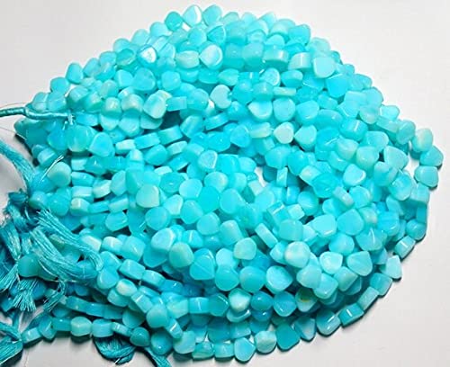 Opale peruvienne en cœur LKBEADS pour créer des bijoux d'été