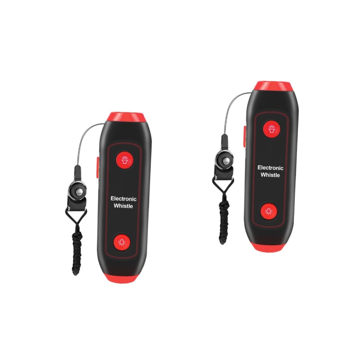 SUPVOX 2pezzi Fischietto Elettronico Toni con Cordino Fischietto Portatile per Allenatori Insegnanti e Emergenze Materiale Resistente per Sport e attività all Aperto