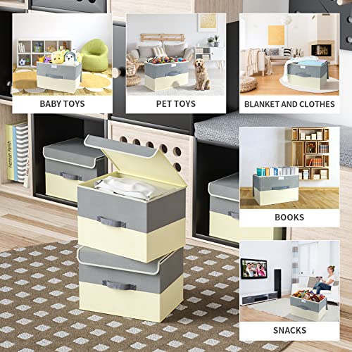 DIMJ 2 Pezzi Contenitori con Coperchio, Scatole